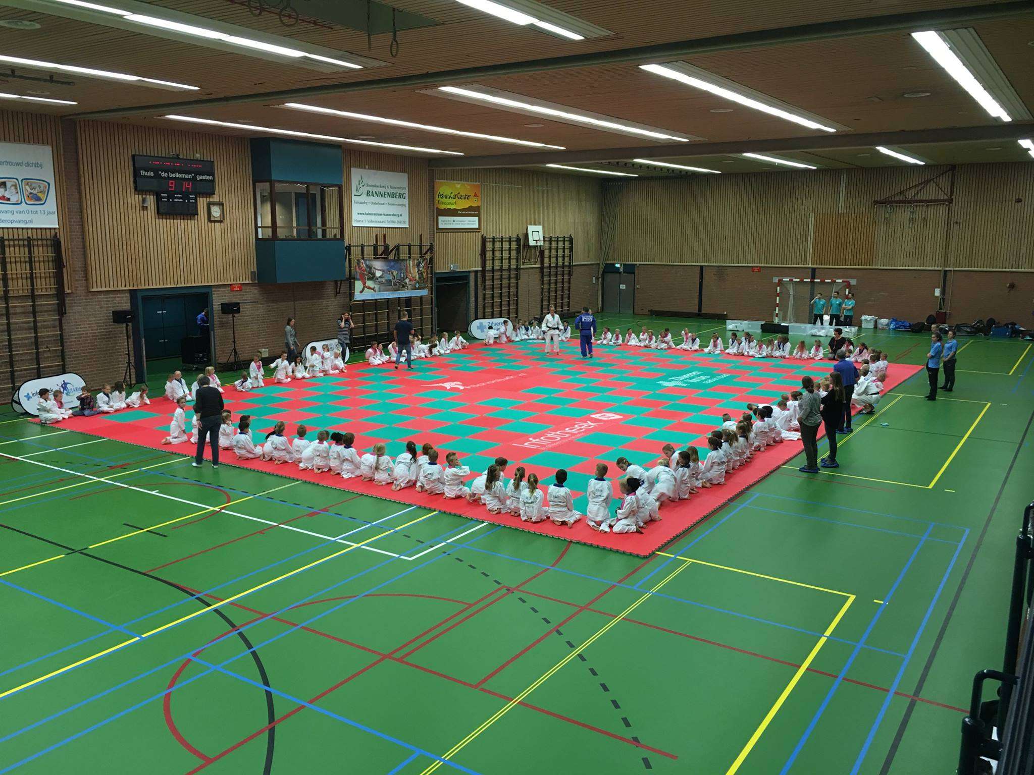 Judo op school afsluiting